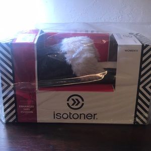 Isotoner slippers- grey- brand new 7.5